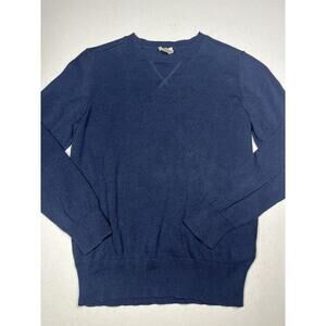 Crewcuts 100% Cotton Navy Blue Crewneck Sweater Size Large
